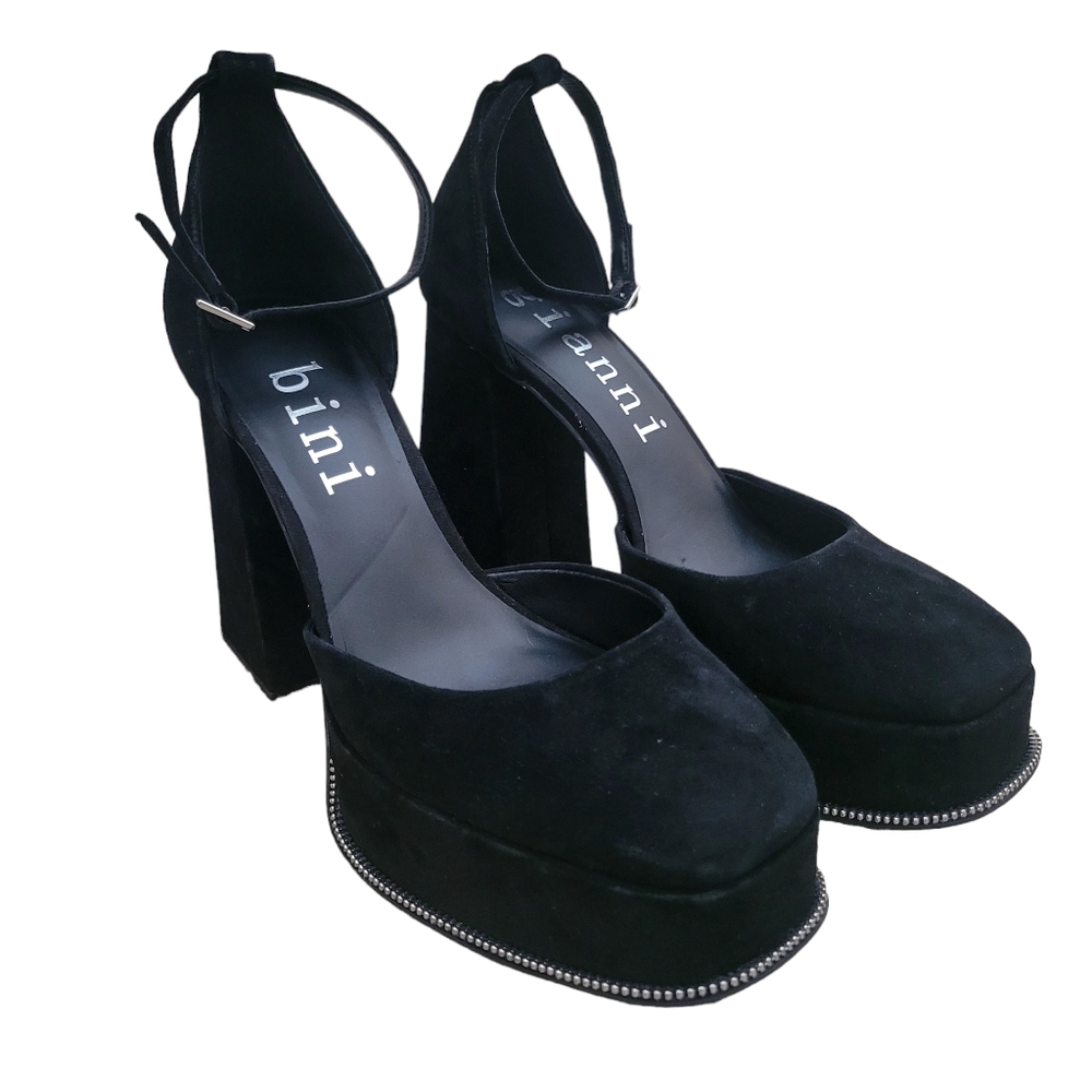 Gianni Bini Chellsie Ankle Strap Platform Dress Shoes. Size 9.5M. NWOB $100
